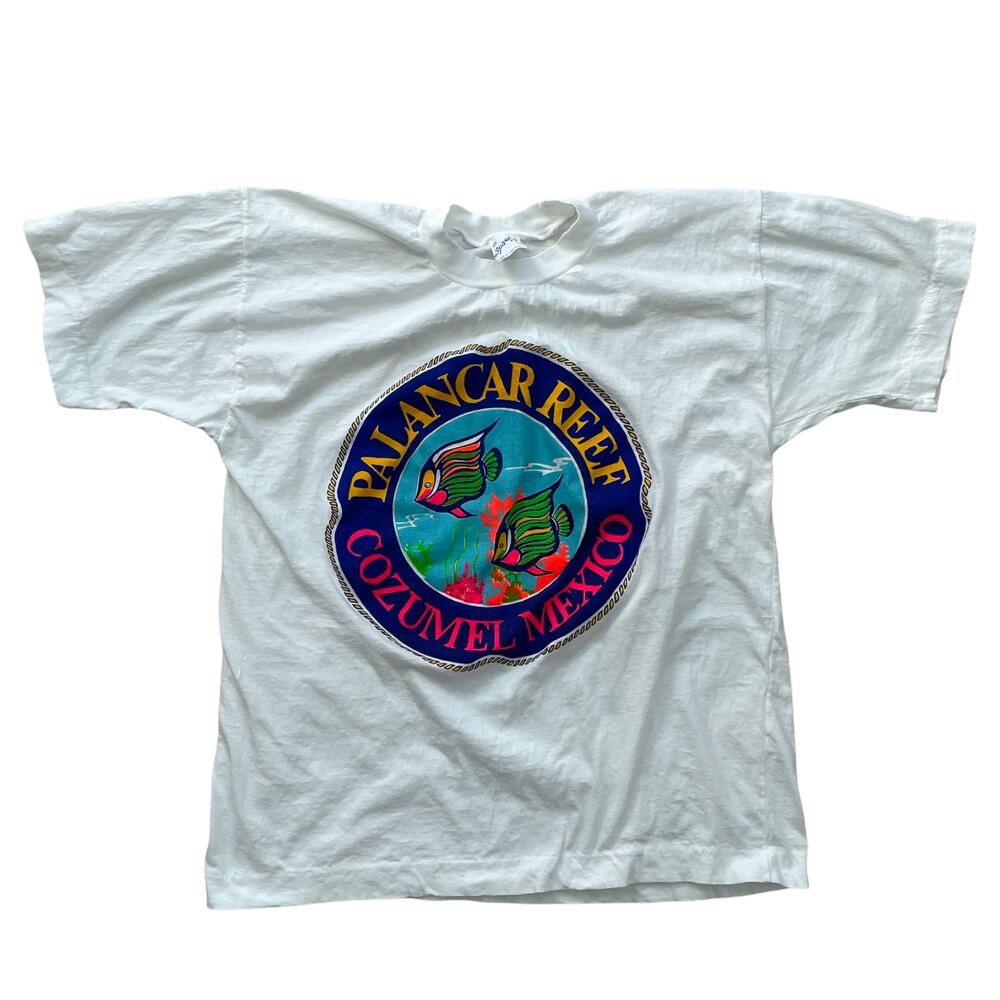 Vintage Palancar Reef Cozumel Mexico Tee XL